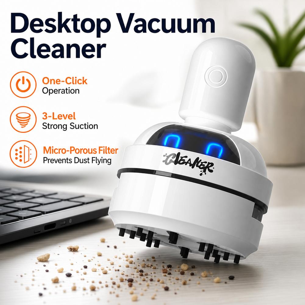 卓上用クリーナー、小型ポータブル車載用掃除機。消しゴムや鉛筆 - Vacuum Chamber Small のレビューと価格