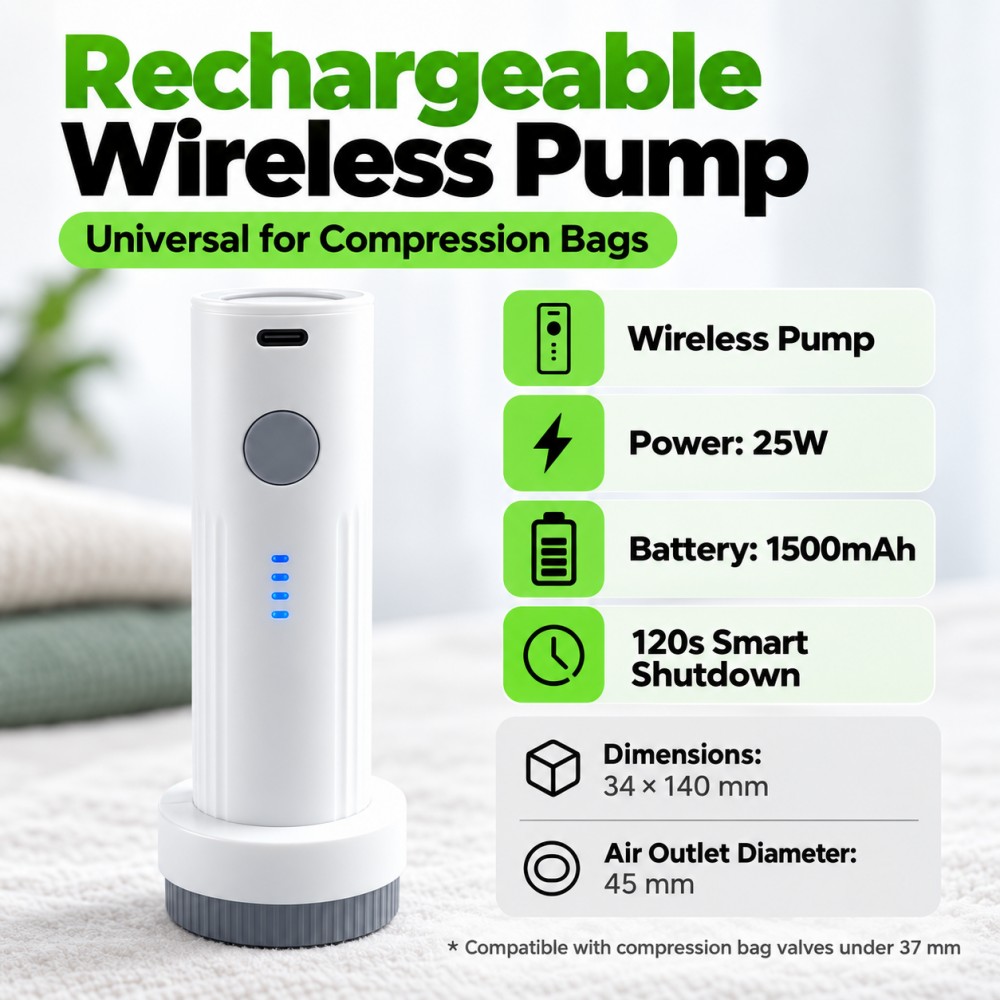 充電式電動真空ポンプ、低騒音、ポータブル、圧縮バッグ用エアポ - Vacuum Chamber Small のレビューと価格