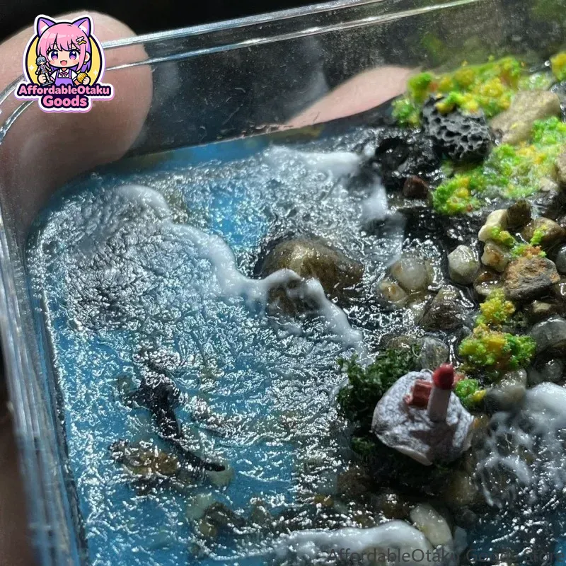 灯台と魚のモチーフを使ったレジン製のDIYモデル。お部屋の装 - Resin Crafts Diy のレビューと価格